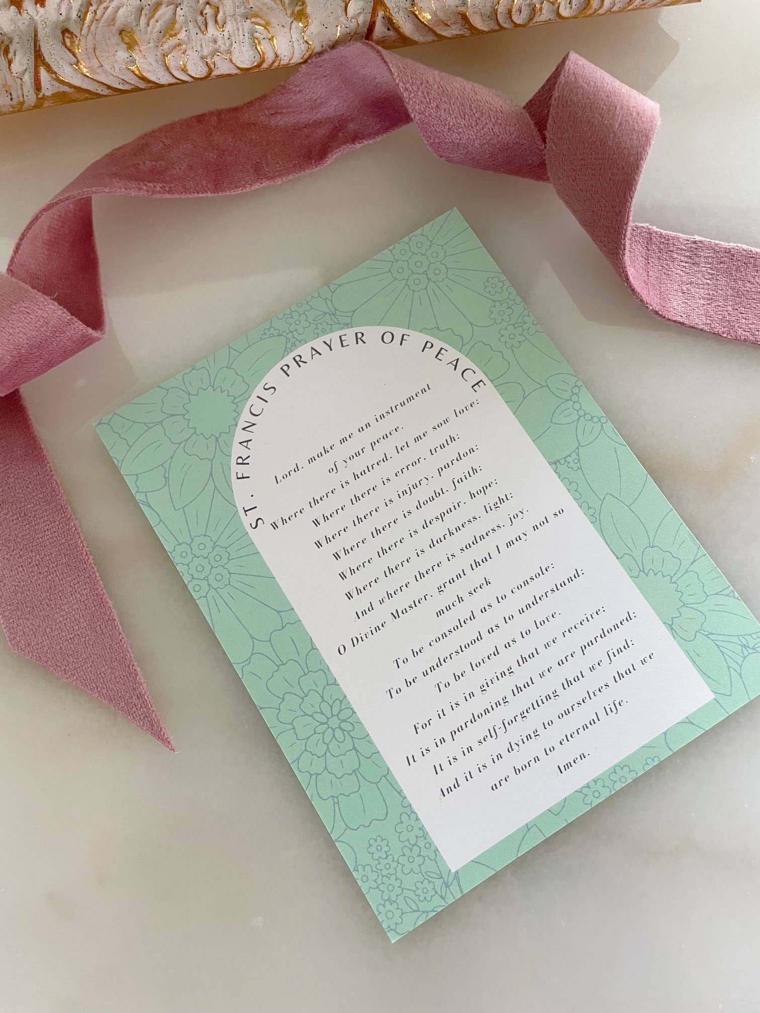 Laalee Jewelry - Wholesale Religious Card - St Francis of Assisi Prayer Card Gift for Peace Prayer Saint7