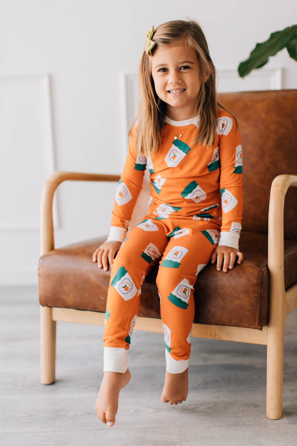 Tangerine Rêve - Wholesale Sleepwear Set - Kids - Confiture de Tangerines Pajamas3