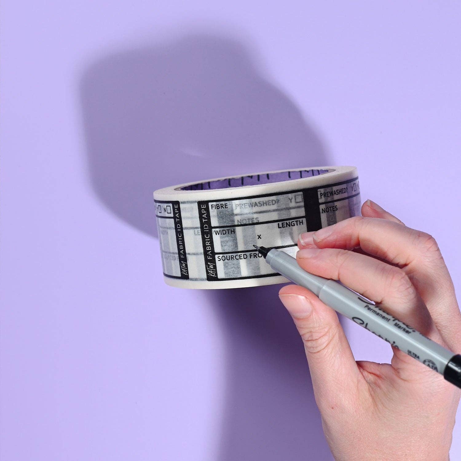 Kylie and The Machine – Utensílio para artesanato por atacado – Fita de Identificação de Tecido KATM | Caixa com 6 Rolos5