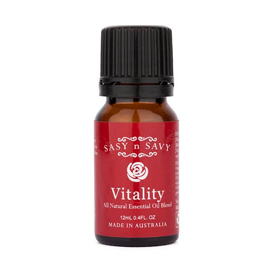 Vitality Essential Oil Blend - 12ml for wholesale by Sasy n Savy Pty Ltd