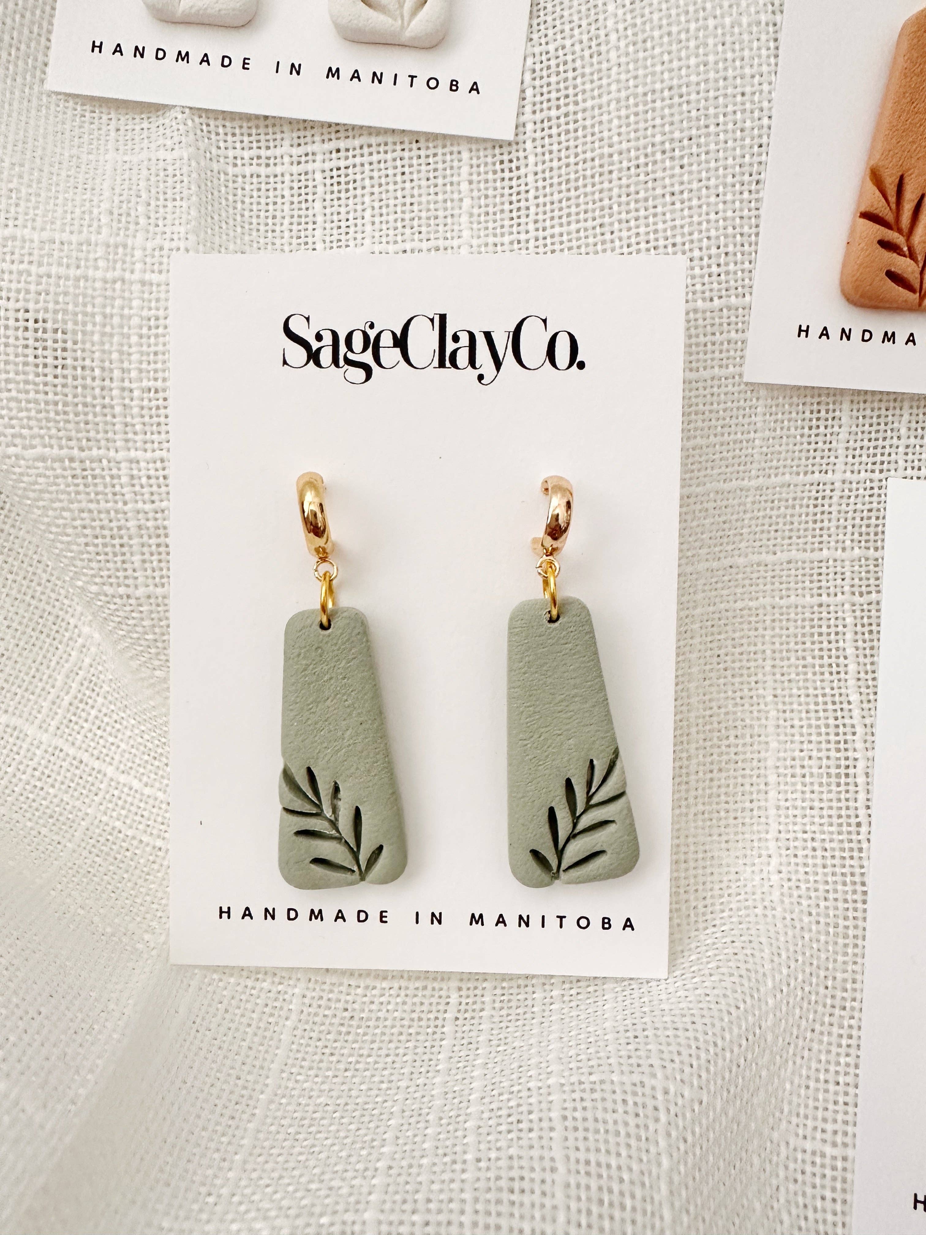 SageClayCo - Wholesale Dangle Earrings - Dawn | Handmade Polymer Clay Earrings0
