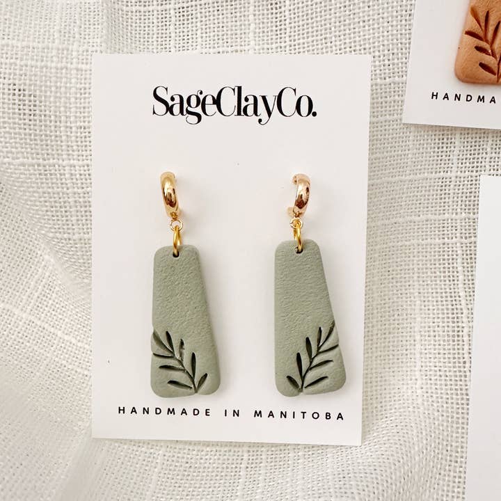 SageClayCo - Wholesale Dangle Earrings - Dawn | Handmade Polymer Clay Earrings