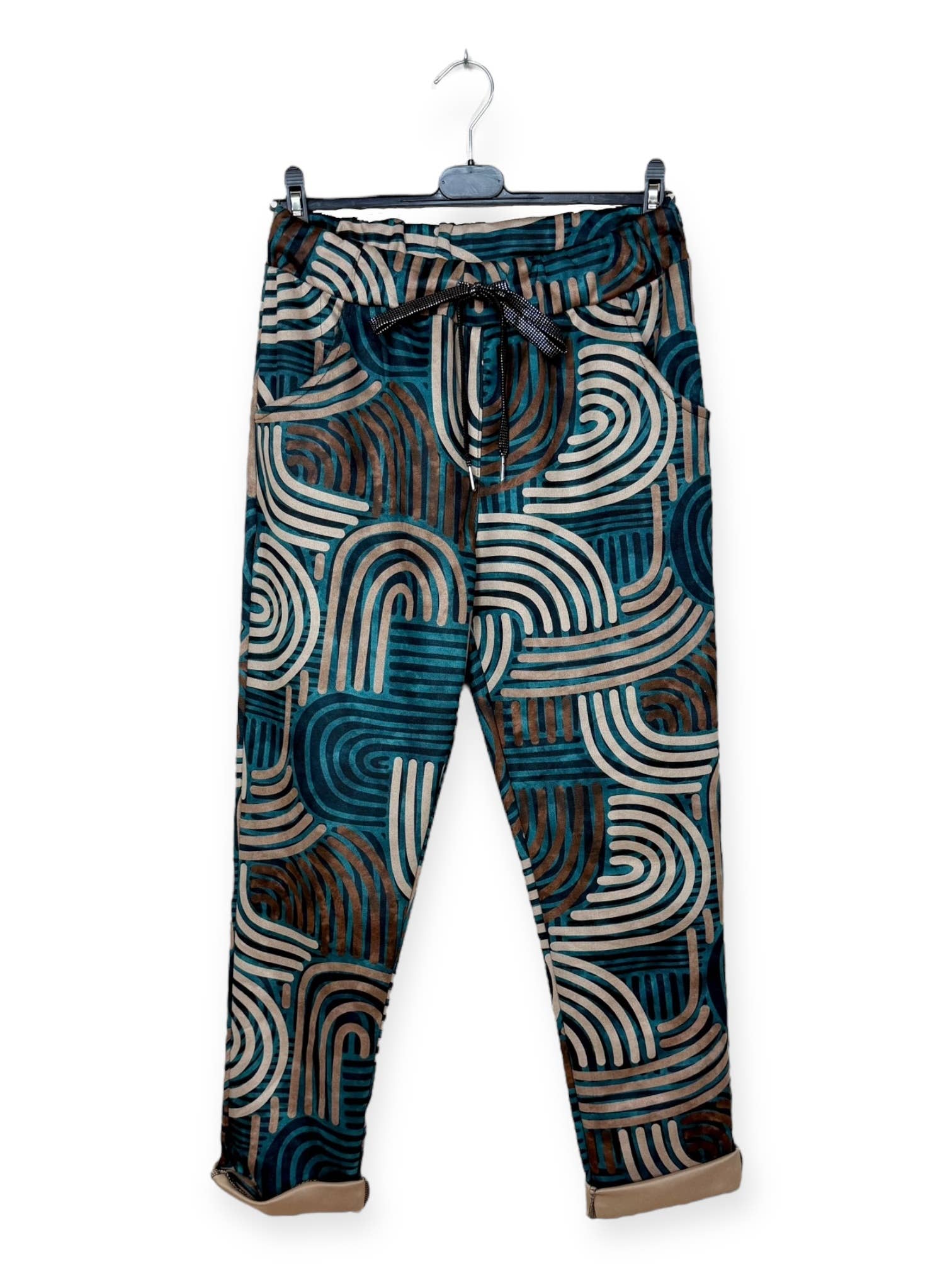 Lucky Nana - Vente Pantalon – femme - AH 3107 - Panta-jogg à Motifs8