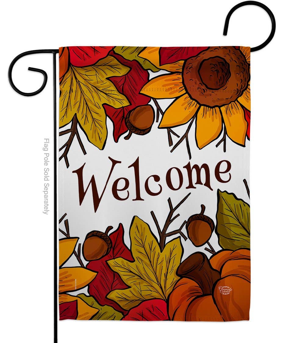 Two Group Flag Co - Wholesale Flag - Autumn Welcome Falltime Harvest Decor Flag0