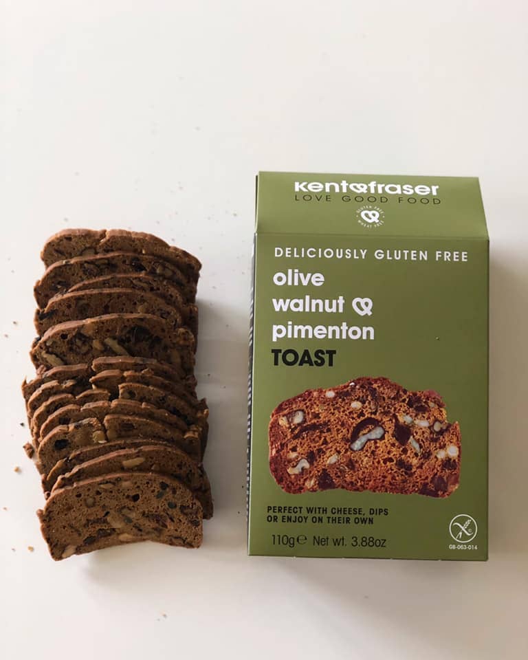 Gourmandise - Wholesale Bread/Tortilla - Olive and nuts toast GLUTEN FREE Kent and Fraser1