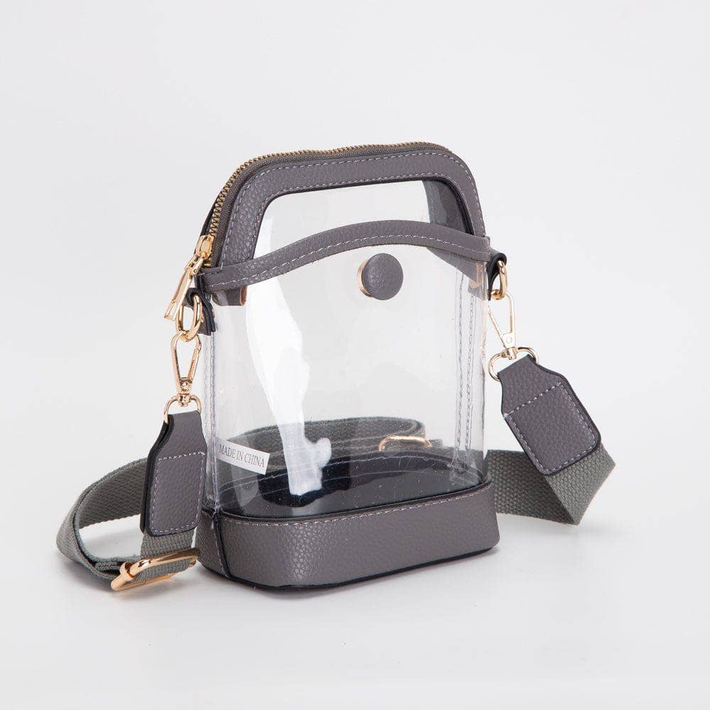 MiMi Wholesale - Wholesale Crossbody Bag - Women's - TG10575 Carly Clear Mini Crossbody Bag12