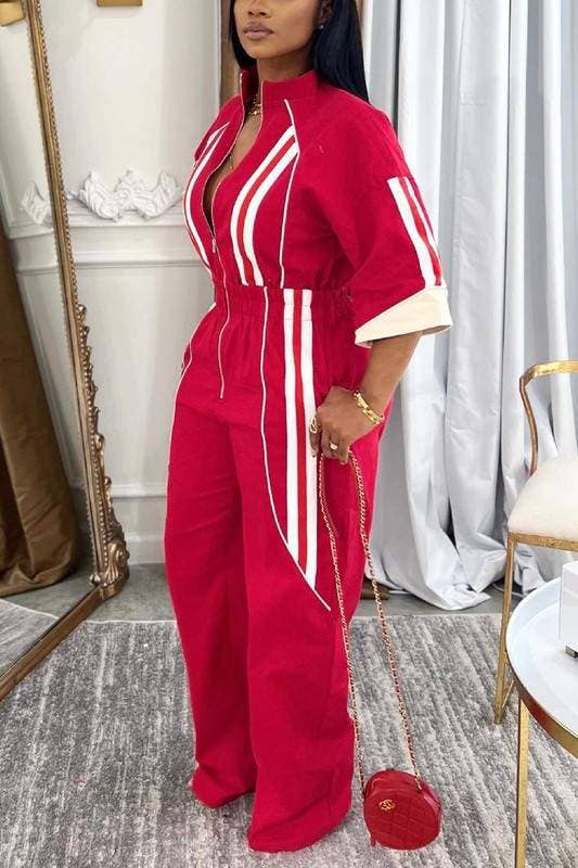 Flarix - Wholesale Jumpsuit - Women's - cargo straight leg jumpsuit2