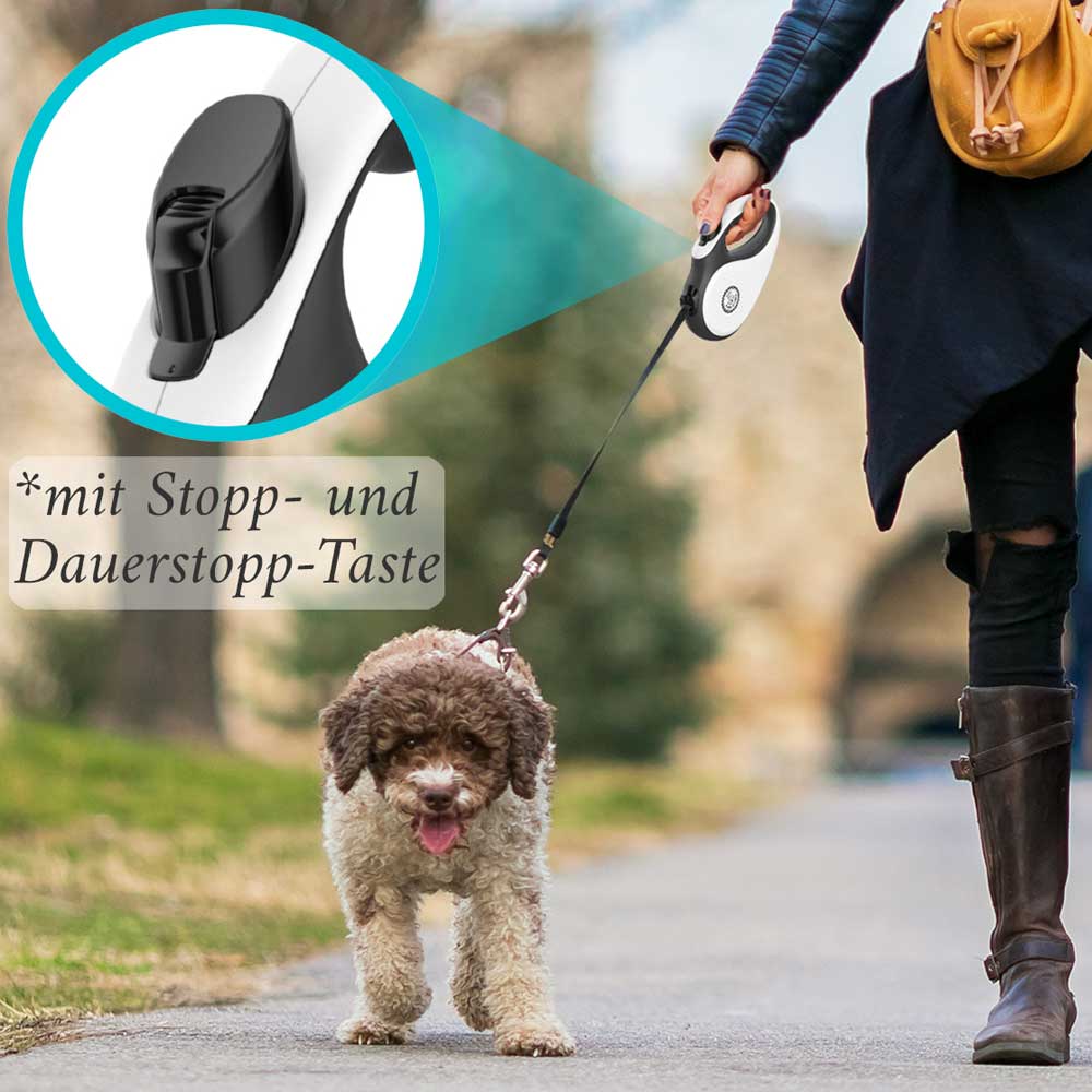 H.I.K. GmbH - Wholesale Pet Leash - Dog - HUND IST KÖNIG® Retractable leash 5m/8m for small & large dogs8