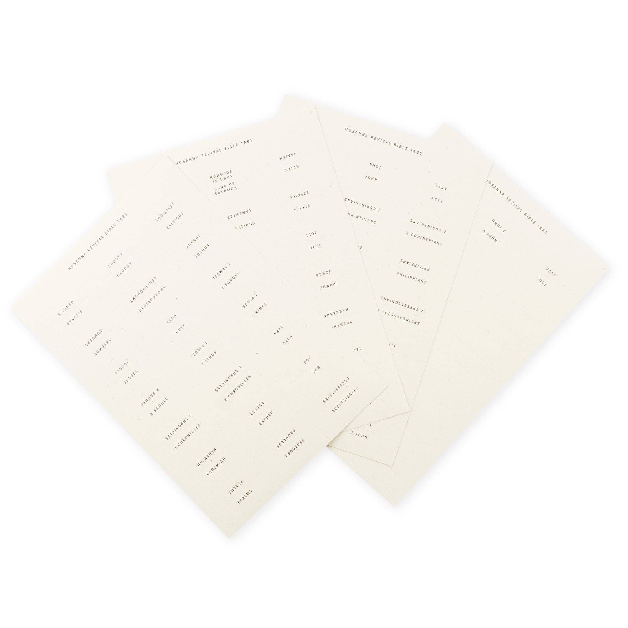 Hosanna Revival - Wholesale Bookmark - Bible Tabs: Black Foiling2