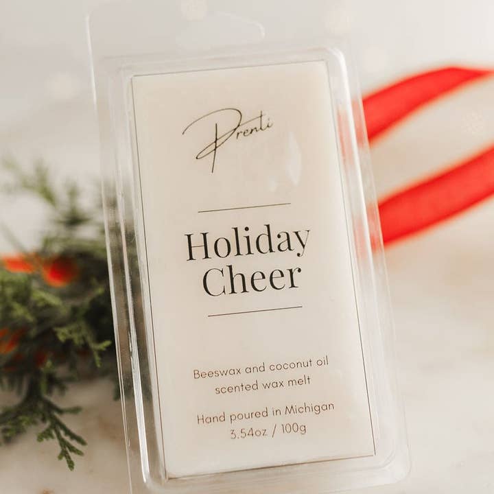 Holiday Cheer Wax Melt for wholesale by Prenti - Luxury, Non-Toxic Home Fragrance