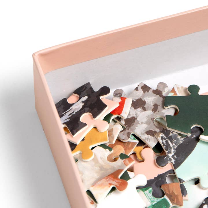 1canoe2 | One Canoe Two Paper Co. - Venta al por mayor Puzle - Adultos - Puzle de 500 piezas con forma de cuadrícula para perros Furry Friends