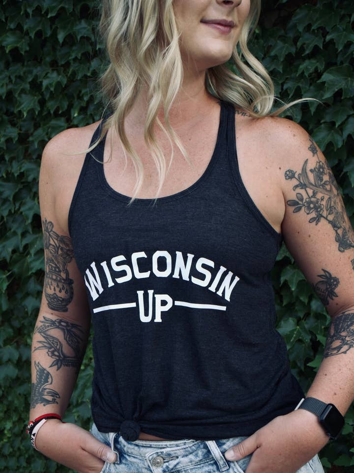 Wisconsin Up - Racerback Långärmad T-shirt dam för wholesale av Wisconsin Up
