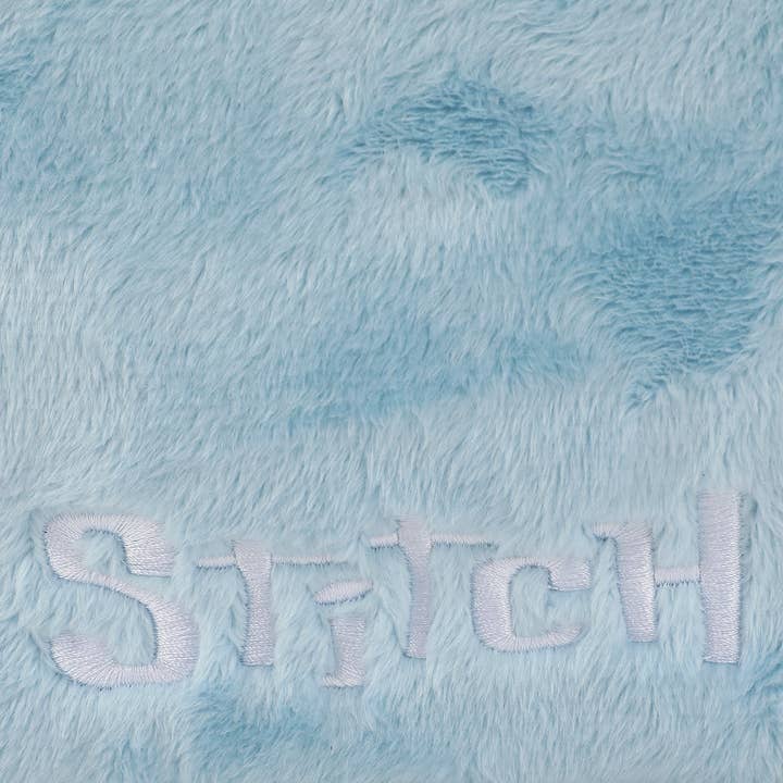 Bioworld Merchandising - Wholesale Crossbody Bag - Unisex - Disney Stitch Embroidered Face Blue 6" Beauty Case4