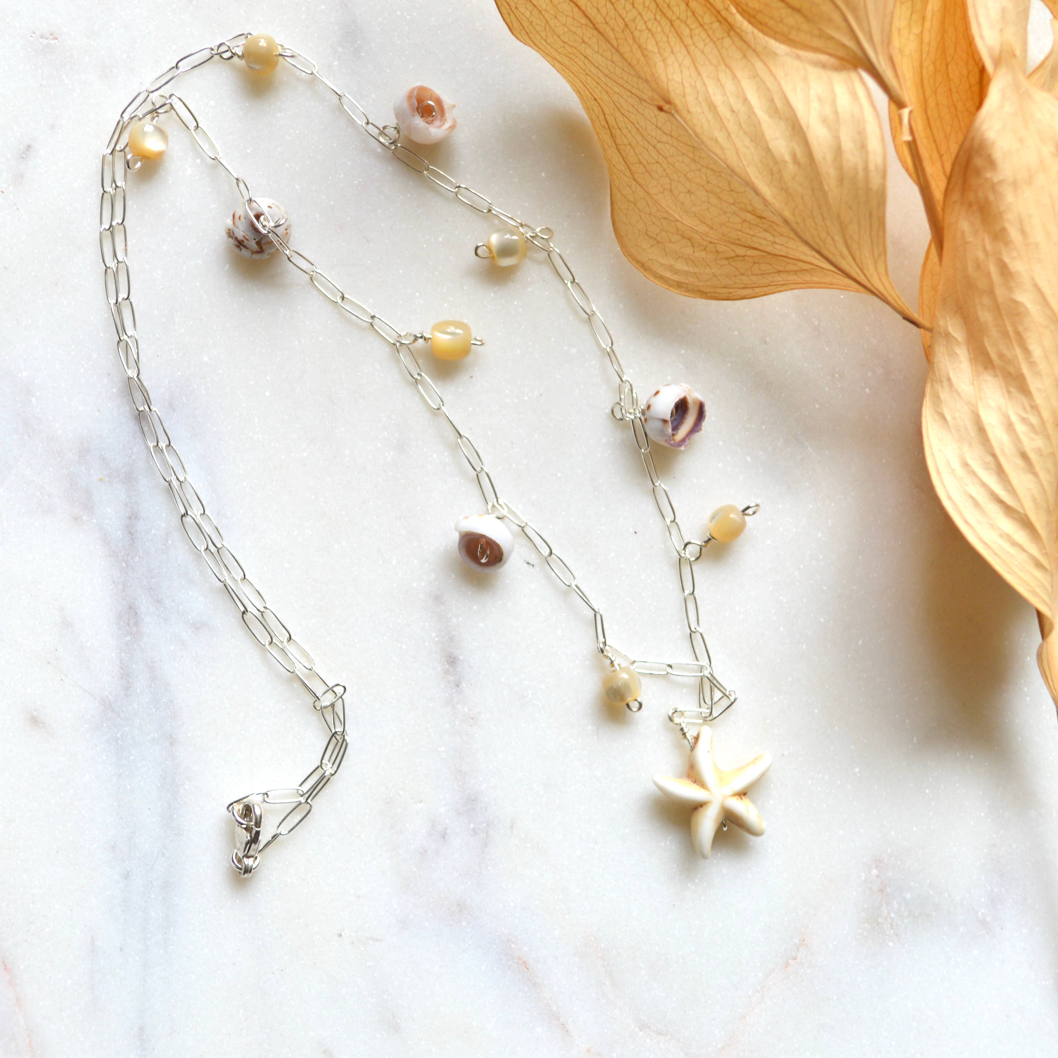 Salty But Sweet - Wholesale Pendant/Charm Necklace - Star Shell Necklace3