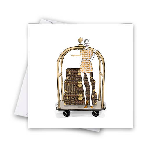 Concierge Girls: La Vita Greeting Card for wholesale by Catherine Loves