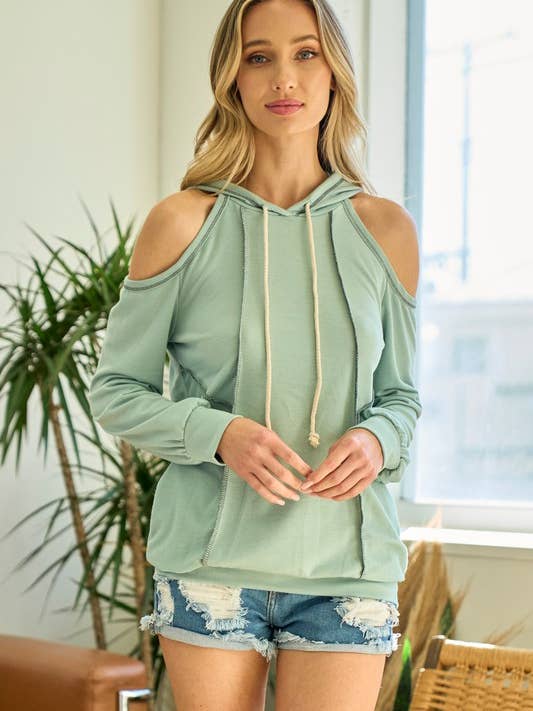 LMT3084-Call Me Cozy Hoodie for wholesale by lovely melody