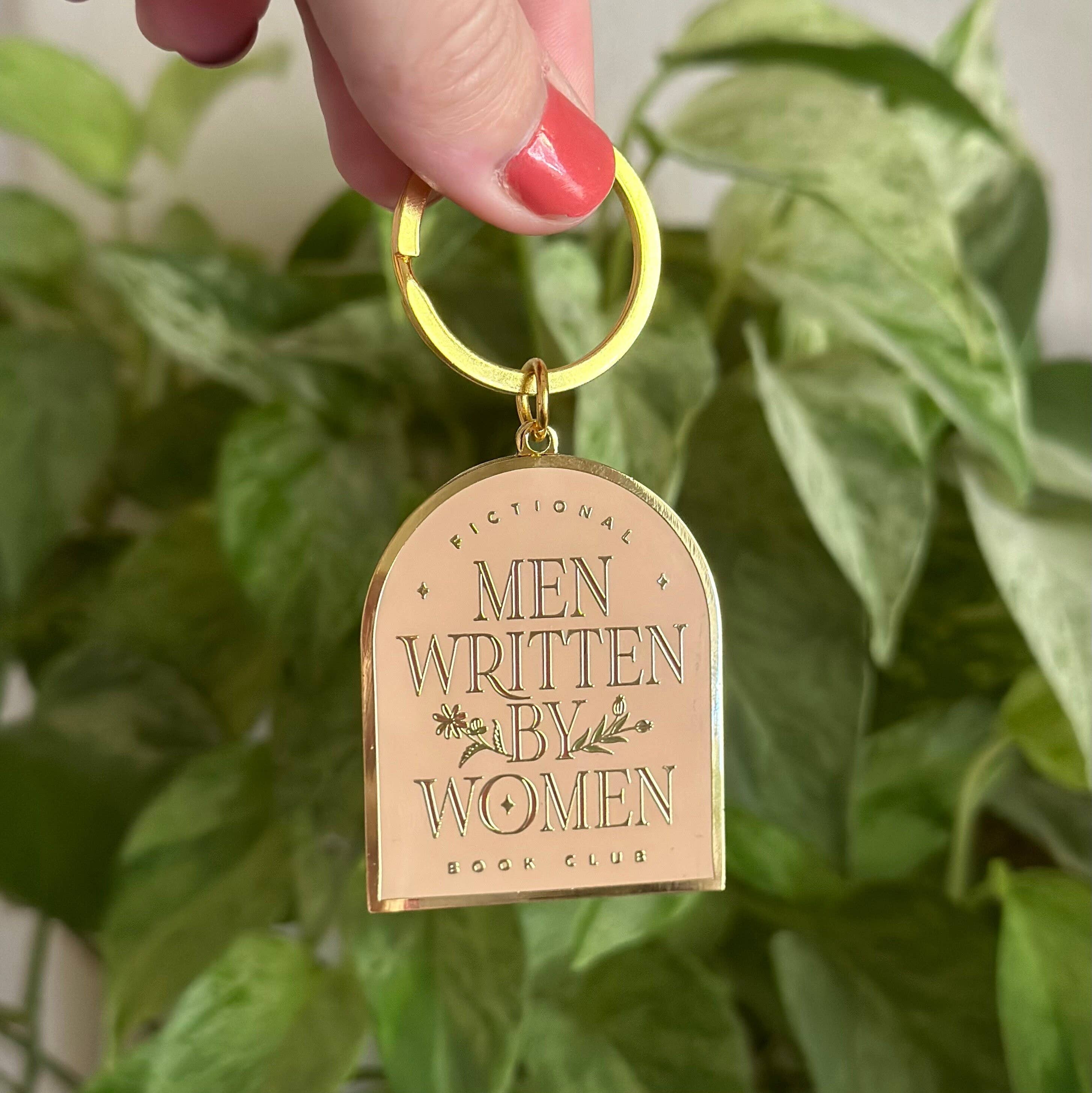 Casual Nomad Co. - Wholesale Keychain - Women's - Bookish Enamel Keychain - Fictional Men Written By Women1