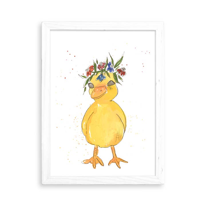 Estampado de pato bebé para decoración del hogar para venta al por mayor de Meza Studios LLC