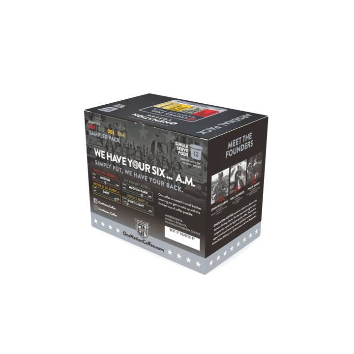OneNation Coffee - Wholesale Coffee Pods - Arsenal 12-Pack Coffee Pod - Variety Pack - Wholesale2