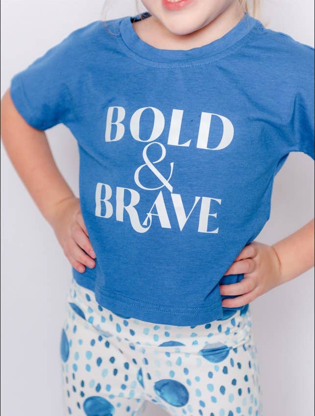 My Petite & Me - Wholesale Top & Pant Set - Kids - Girls Activewear Bold and Brave Pants and Shirt Set0