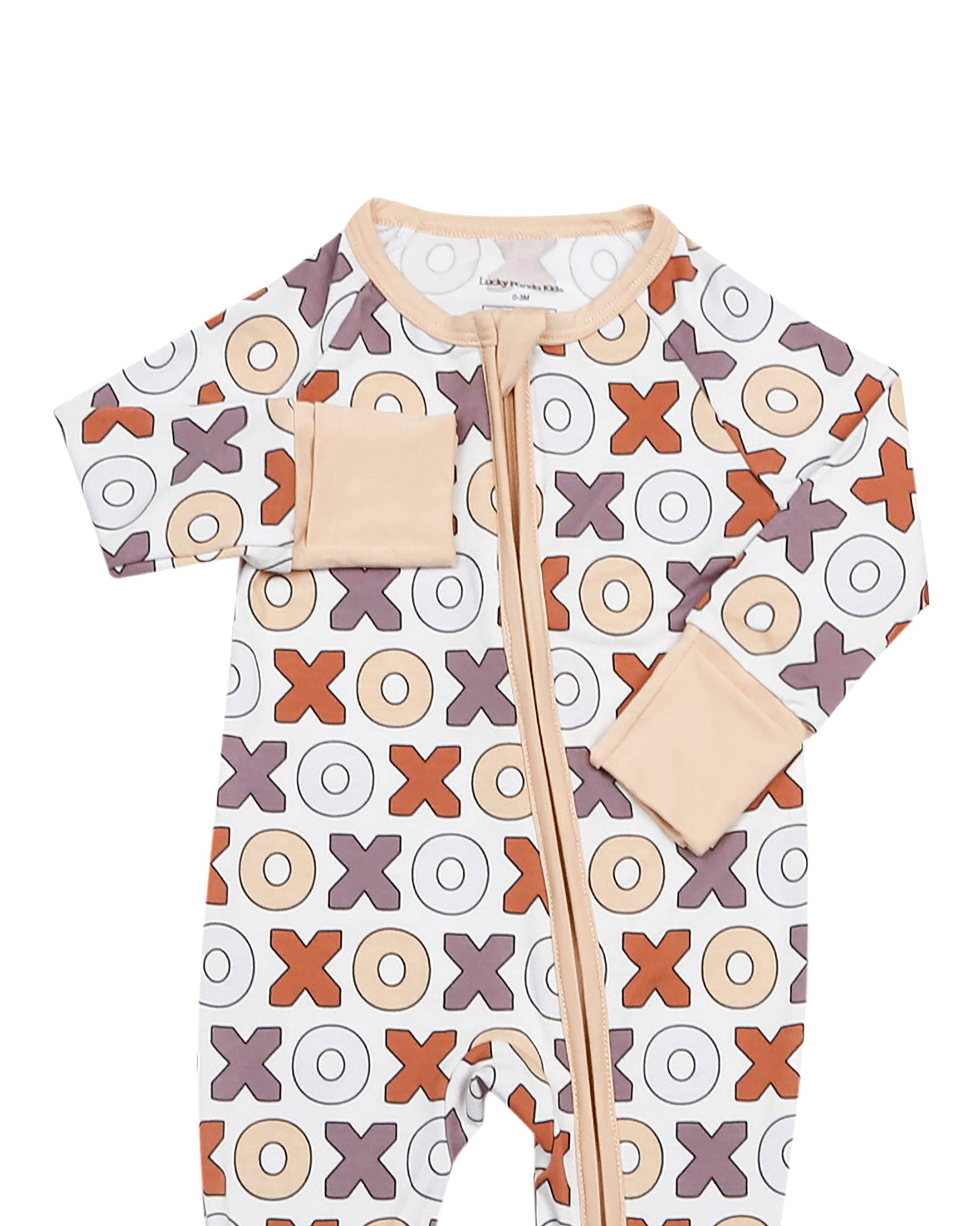 Lucky Panda Kids – Großhandel Strampler – Baby – Bambus-Reißverschluss-Strampler | Xoxo13