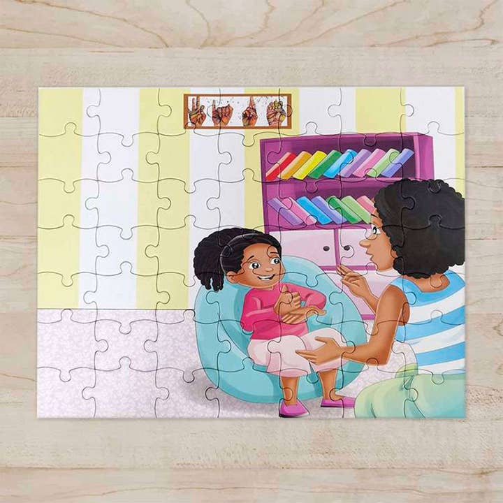 Being Deaf Conversation Jigsaw Puzzle per la vendita all'ingrosso da parte di Zee-Zee’s World