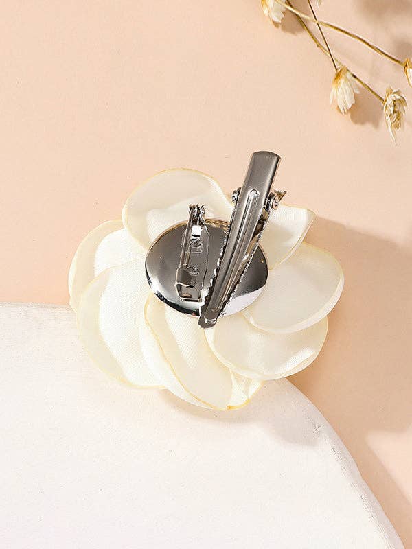 VividLux - Wholesale Brooch - Solid Color Three-Dimensional Flower Brooch Accessories7