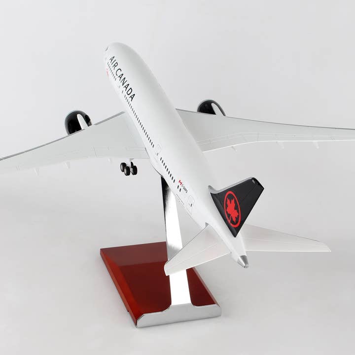 SKYMARKS AIR CANADA 787-8 1/100 W/WOOD STAND & GEAR NEW LIVE for wholesale by Daron Worldwide Trading