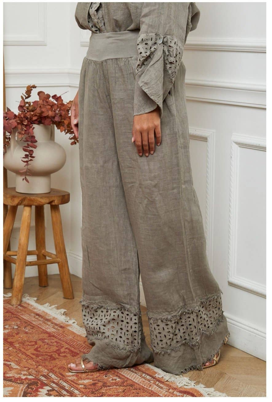 LÉA & LUC - Vendita all'ingrosso Pantalone - Donna - Pantaloni in 100% Lino RIF. 304908