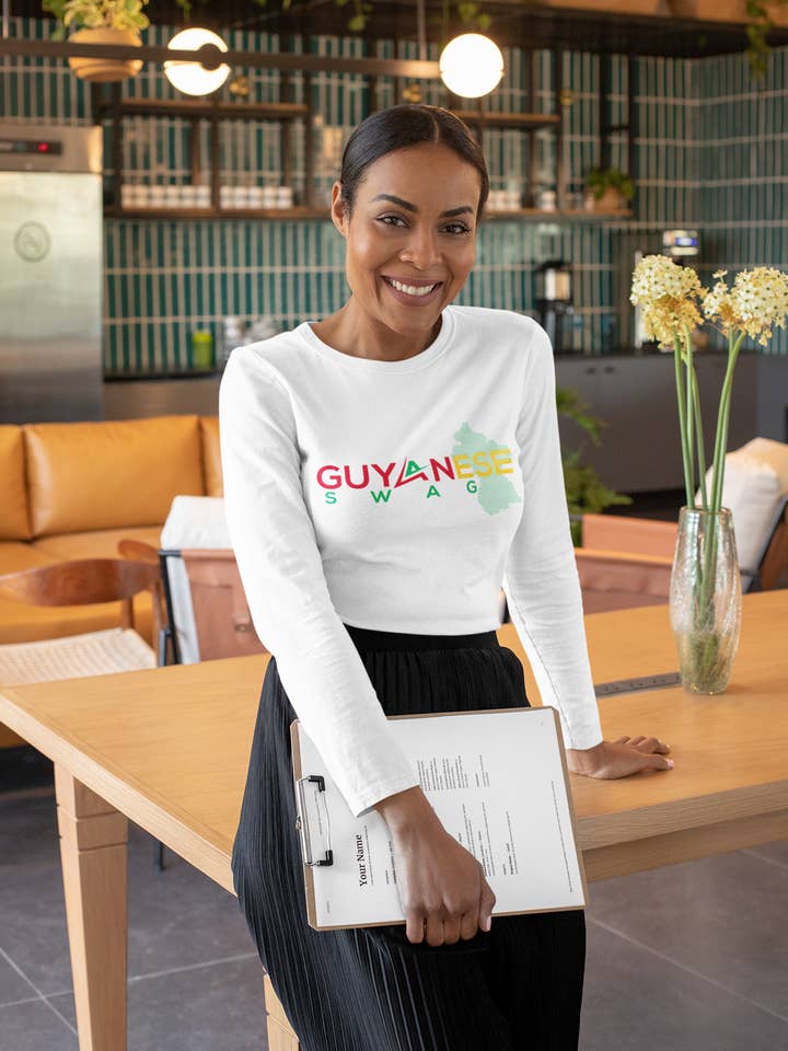 Guyanese Swag Guyana Map Women's Sweatshirt for wholesale by Guyanese Swag