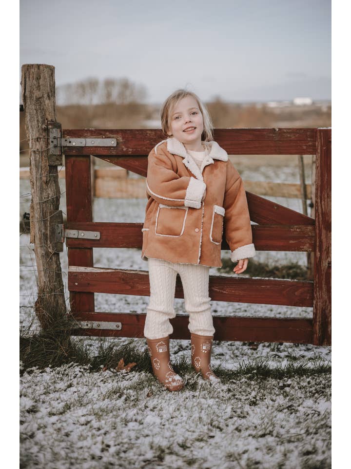 Annie & Charles - Wholesale Jacket - Kids - Annie & Charles® kids sheepskin jacket