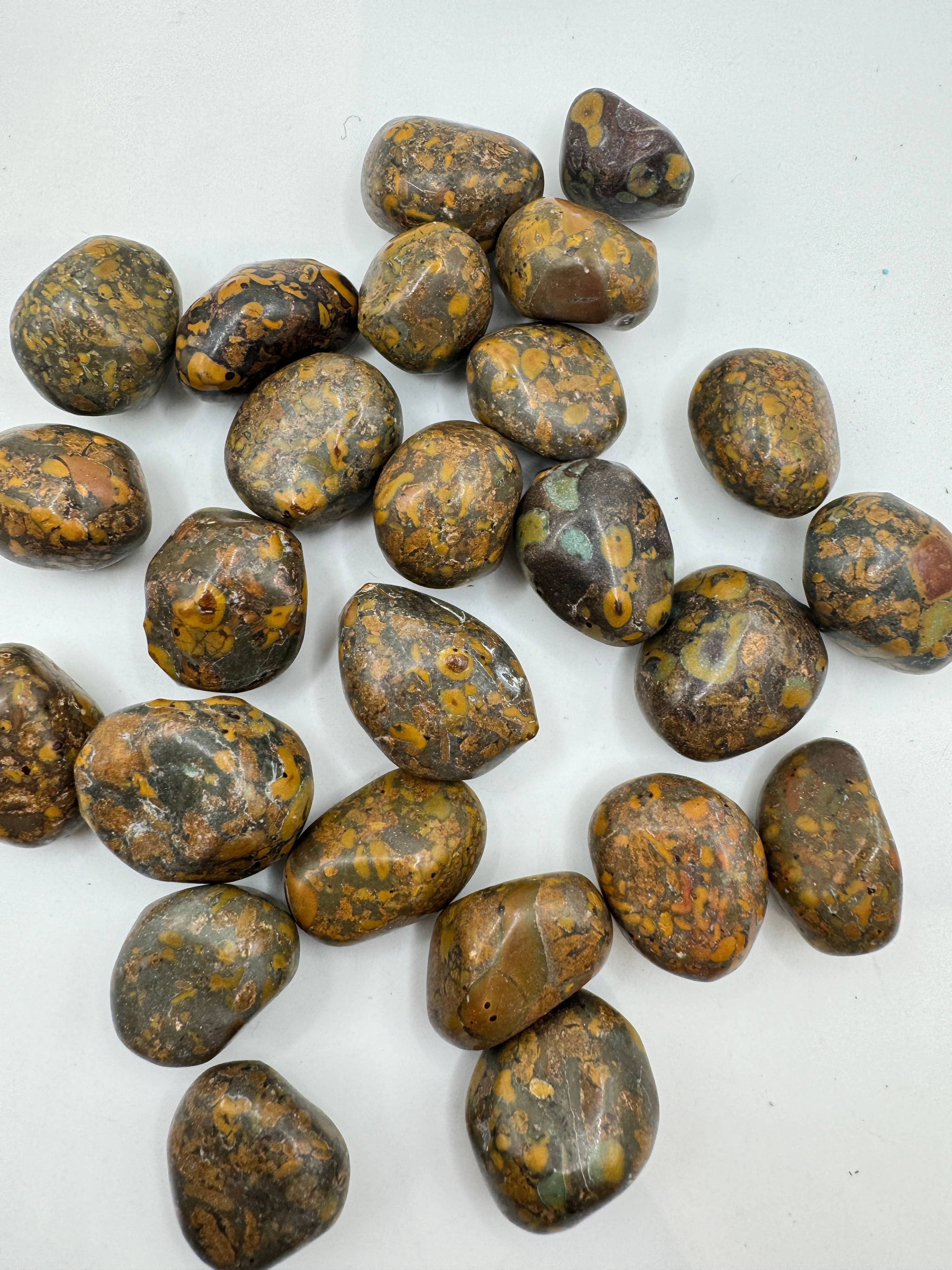 Oils and Auras - Wholesale Spiritual Stone/Crystal - Ajooba Jasper Crystal Tumble Stone0