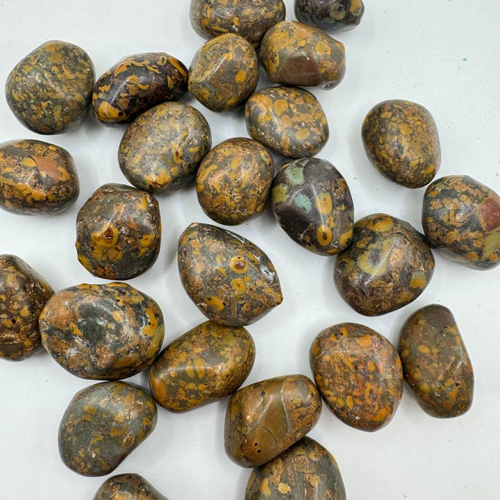 Oils and Auras - Wholesale Spiritual Stone/Crystal - Ajooba Jasper Crystal Tumble Stone