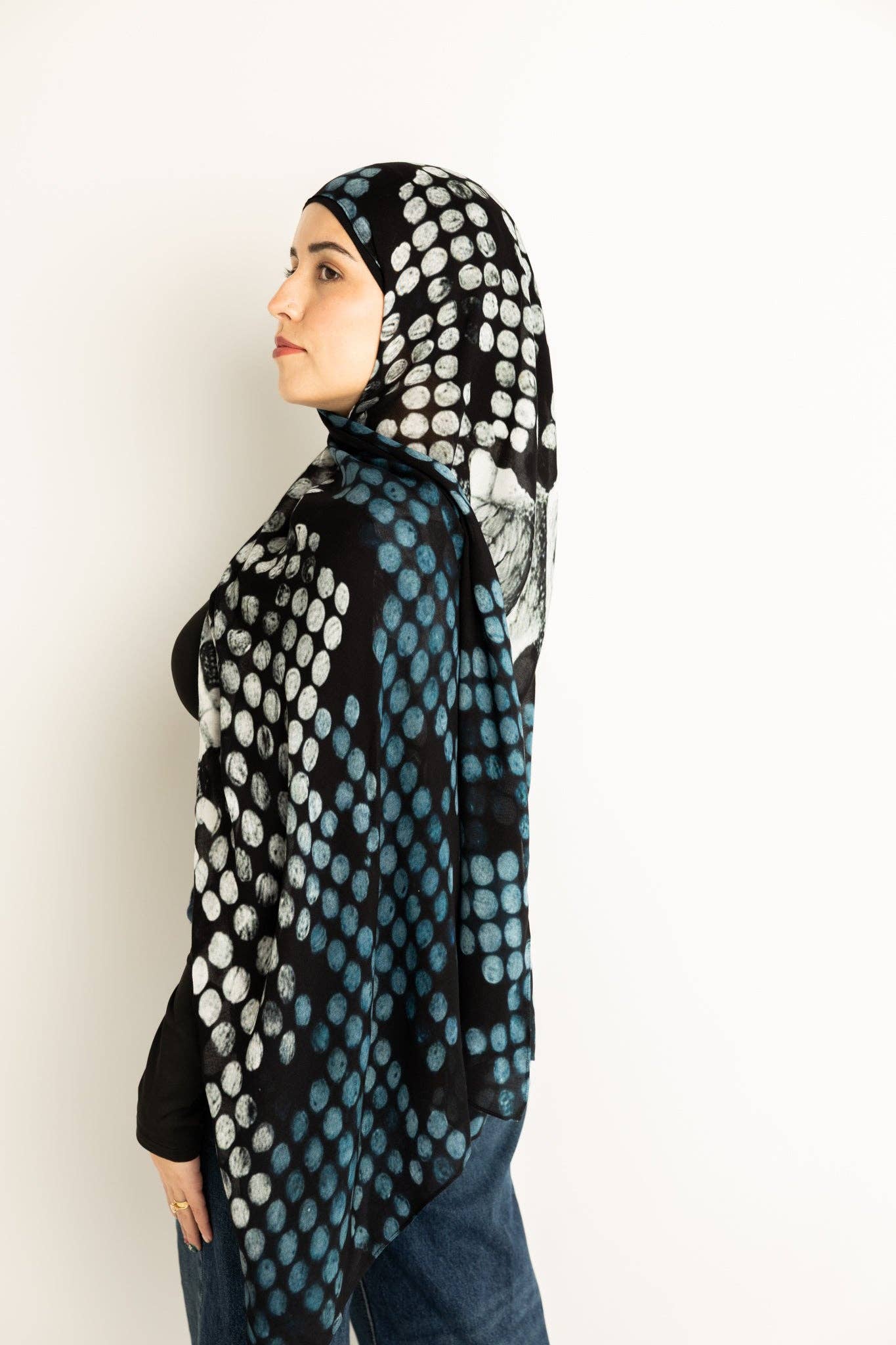 Bella Hijabs - Wholesale Hijab - Women's - Modal Hijab - Midnight Serpent1