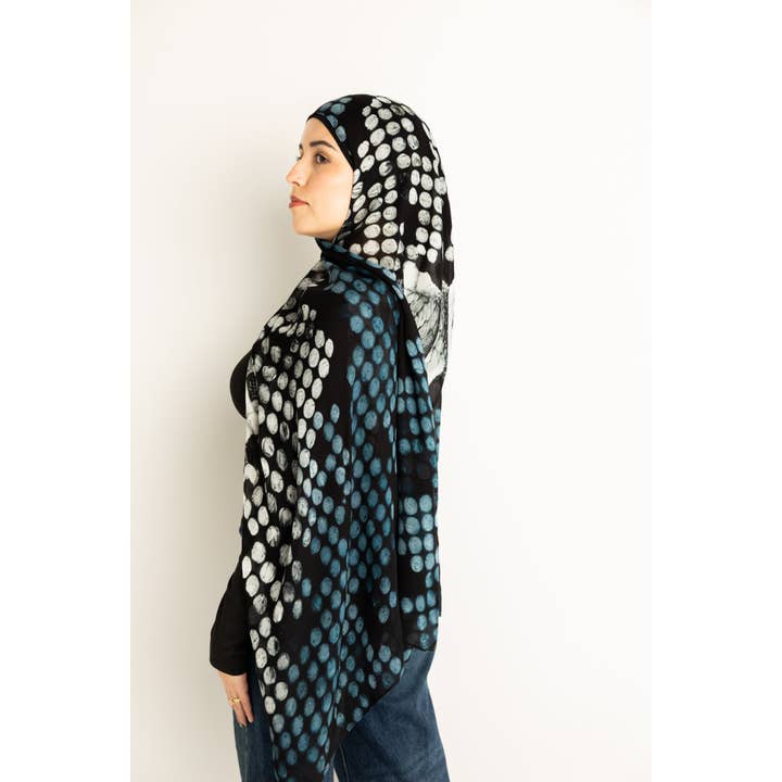 Bella Hijabs - Wholesale Hijab - Women's - Modal Hijab - Midnight Serpent1