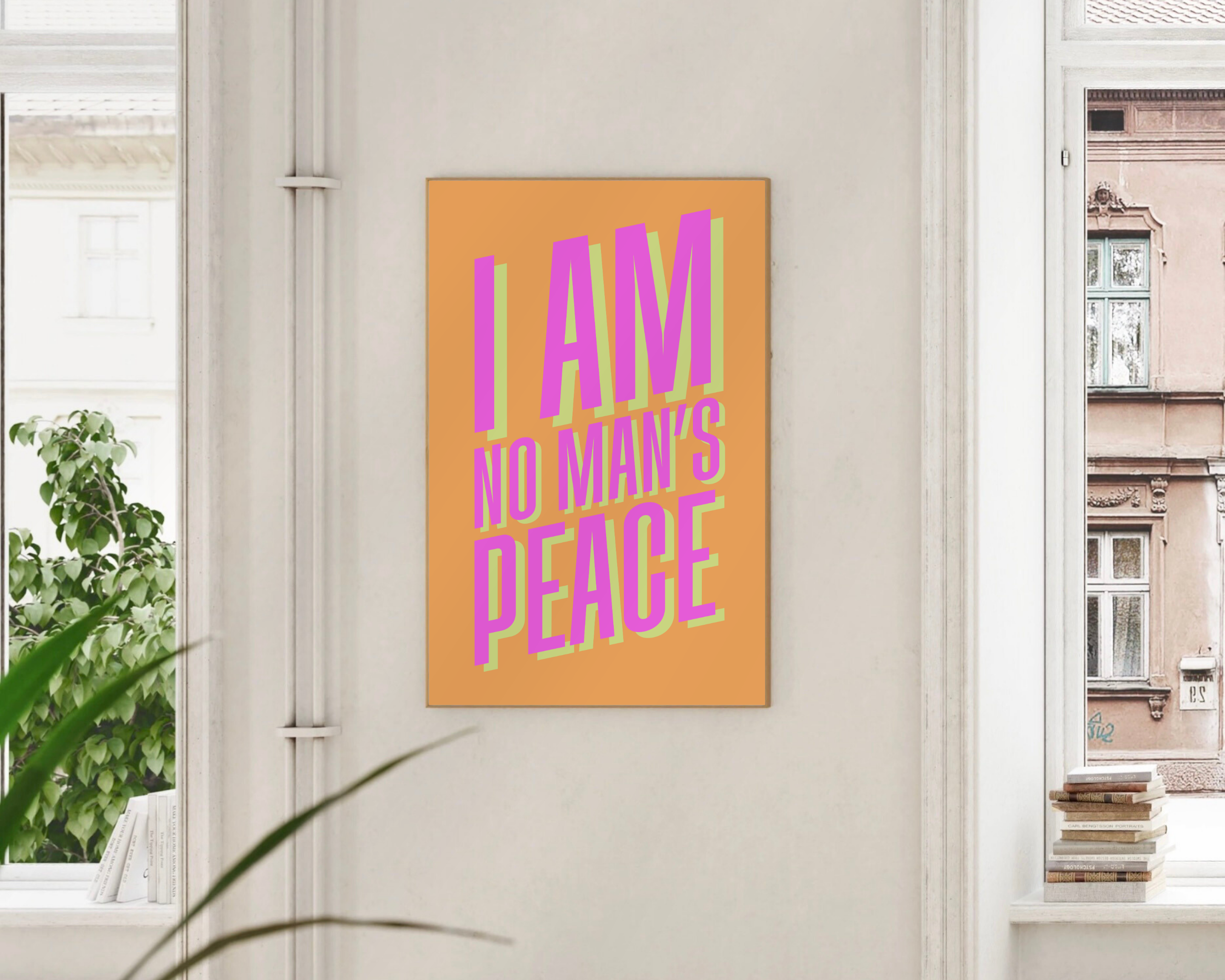 Olive Street Collective - Wholesale Art Print - I Am No Man's Peace Print25