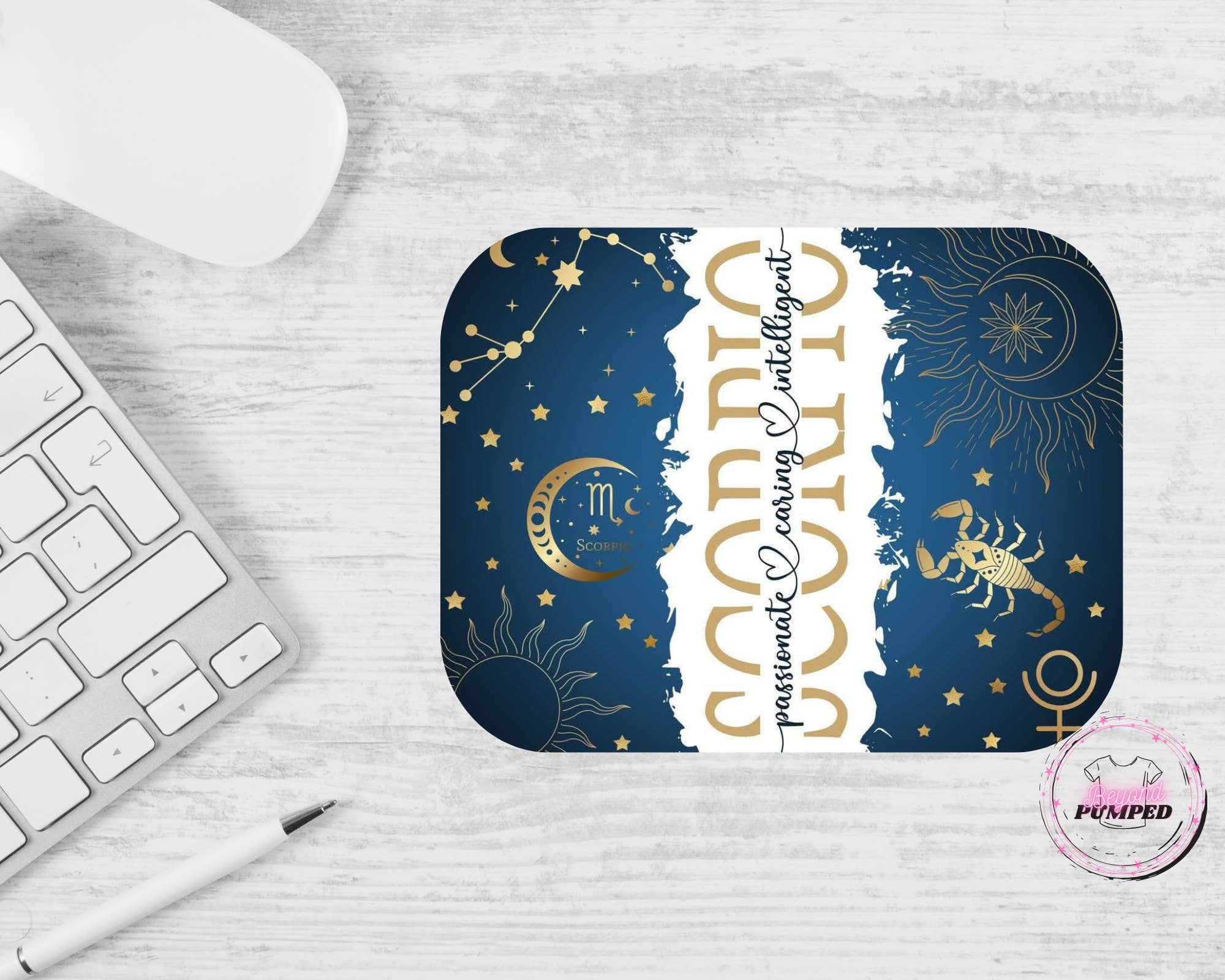 Beyond Pumped – wholesale Mousepad/trackpad – Zodiac Sublimation Mouse Pad