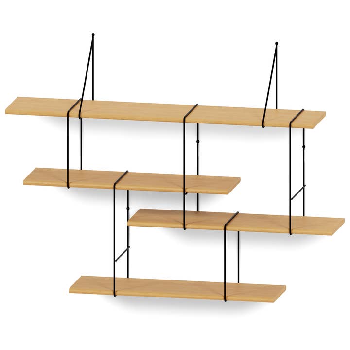 Link Setup 1 hylde - Eg og Sort for engroshandel hos Studio Hausen