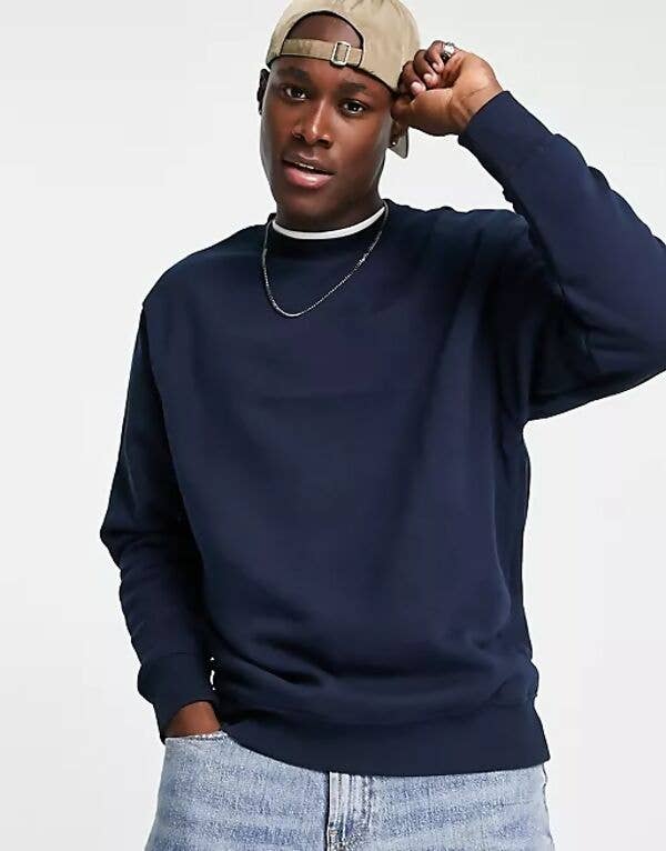 J5FASHION - Vendita all'ingrosso Felpa - Uomo - Felpa basica in pile a girocollo4