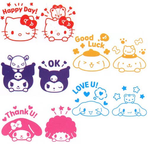 K-Wonderland – wholesale Gummistämpel/dekorativ stämpel – Sanrio Characters Permanent stämpel - Mystery Blind Box9