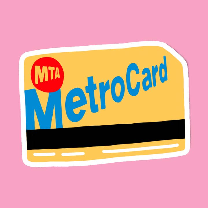Autocollant MTA NYC - Cadeau amusant de New York | Autocollant MetroCard pour la vente par iej studio