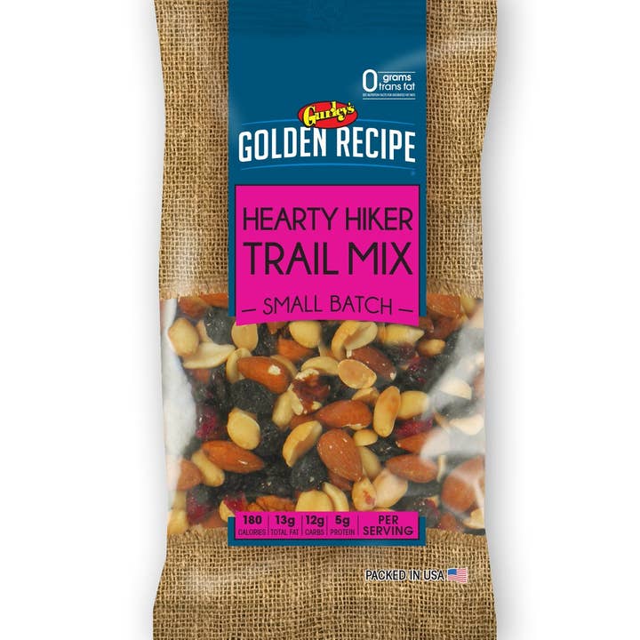Gurley's Gold Rec Hearty Hiker Trail Mix 5 oz Bag for wholesale by Shop The King