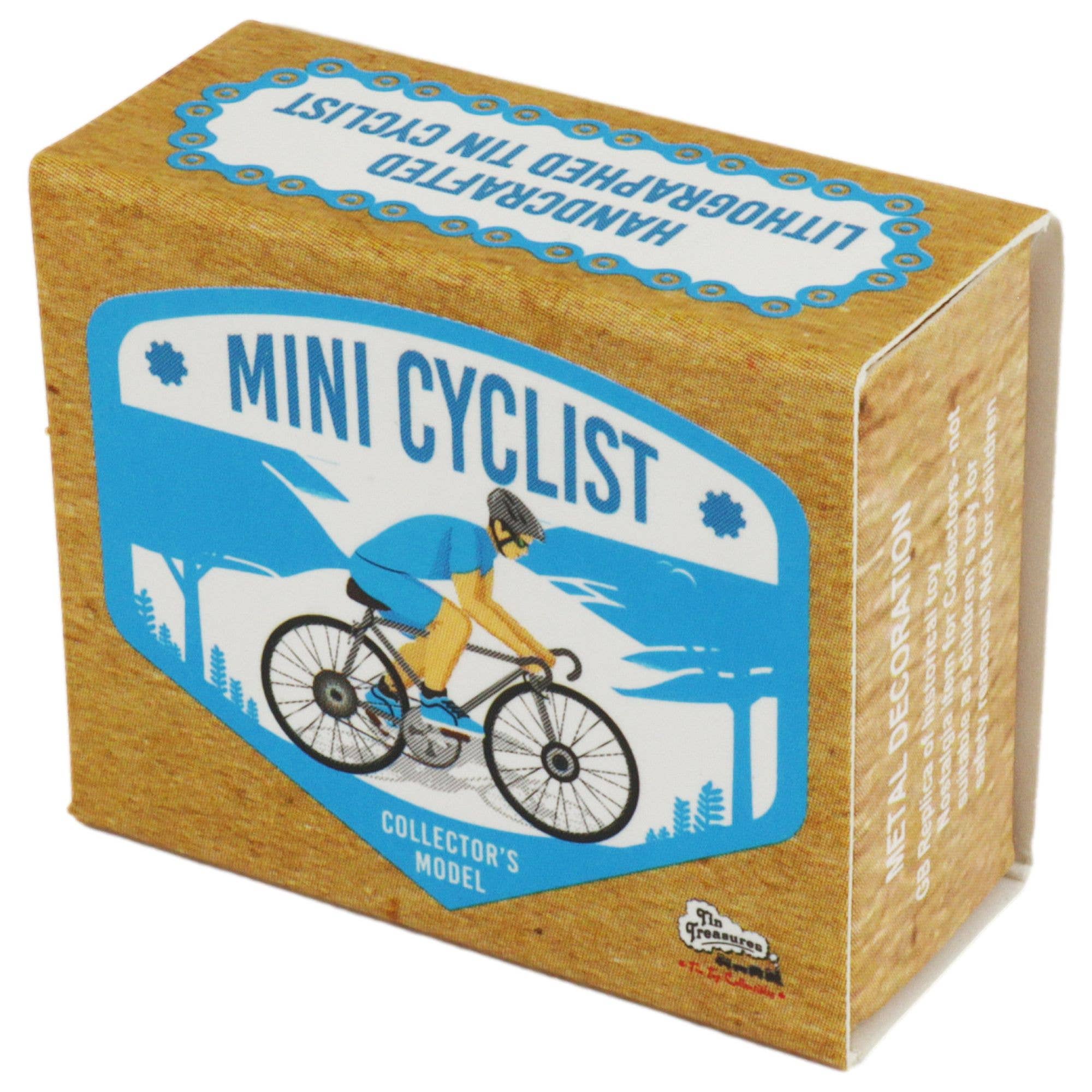 Tribal Trade GmbH - Wholesale Decorative Figurine - Tin Toy Mini Bicycle Cyclist 01 Figure Tin Bike3