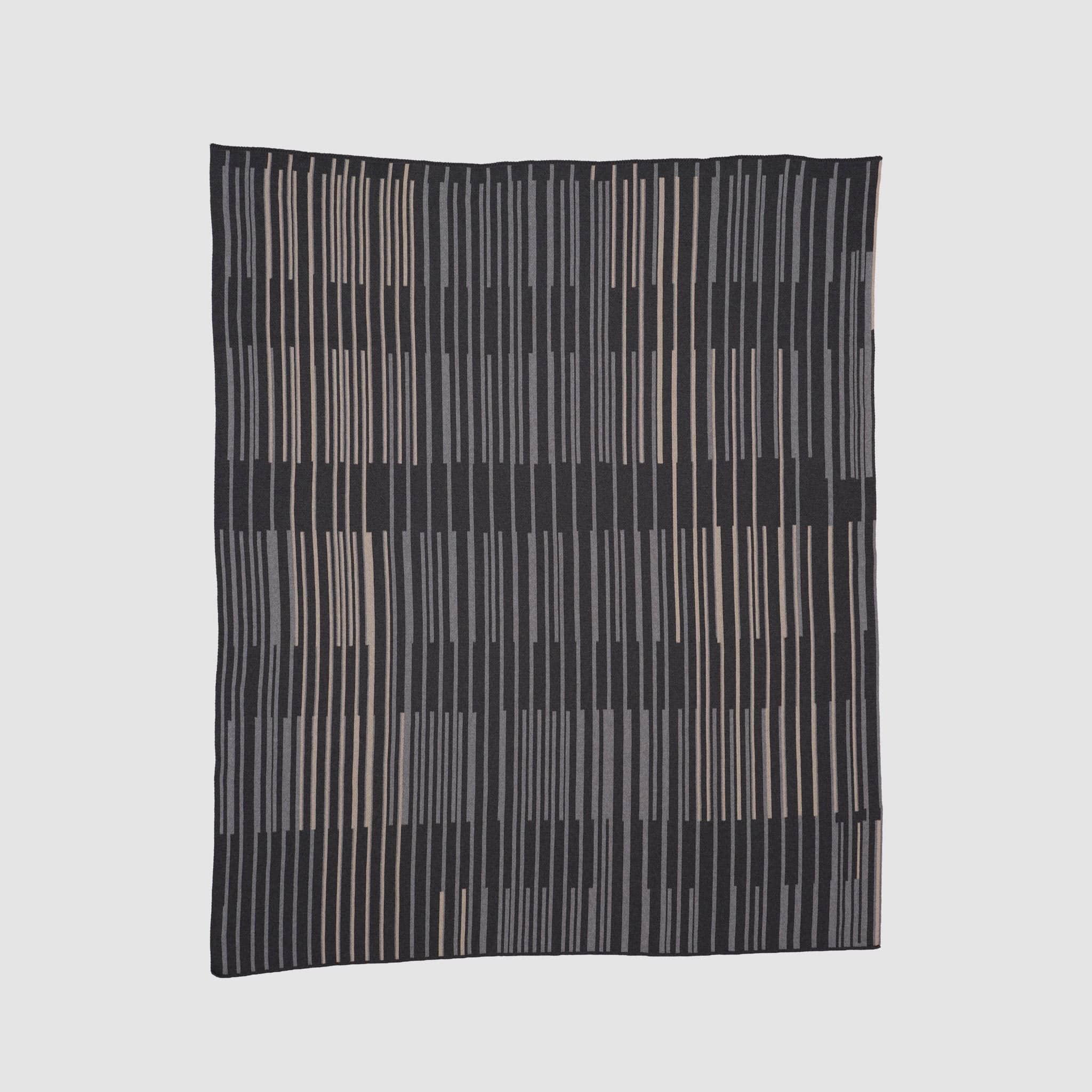 In2Green – Großhandel Überwurfdecke – Nachhaltige Baumwoll-Strickdecke mit Streifen - Gewaschen von Jill Malek0