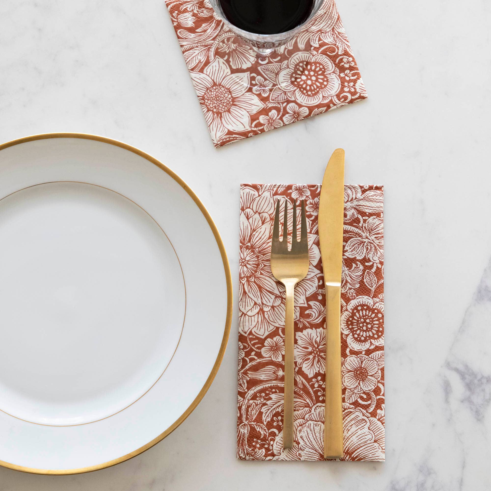 Hester & Cook - Stationery – Engroshandel Engangsserviet – Harvest Bouquet Gæsteserviet4