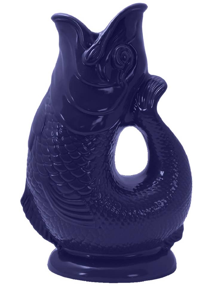 Pichet à Gluggle Bleu Cobalt pour la vente par The Original Gluggle Jug Factory