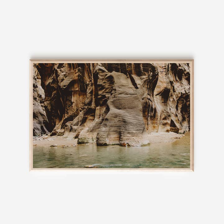 Zion National Park Narrows 02 Fine Art Matte Print(Unframed) for wholesale by The Weithouse Print Shop