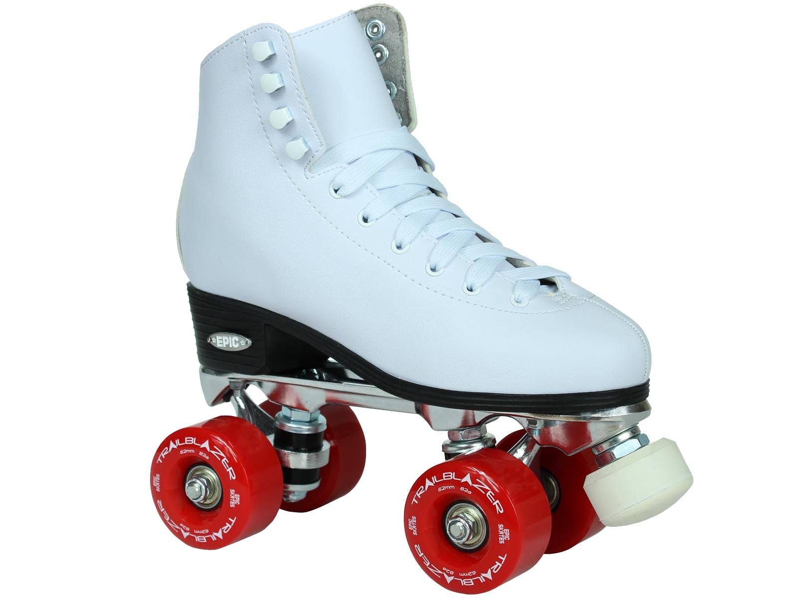 Epic Skates - Wholesale Sporting Accessories - Epic Classic White & Red Quad Roller Skates2