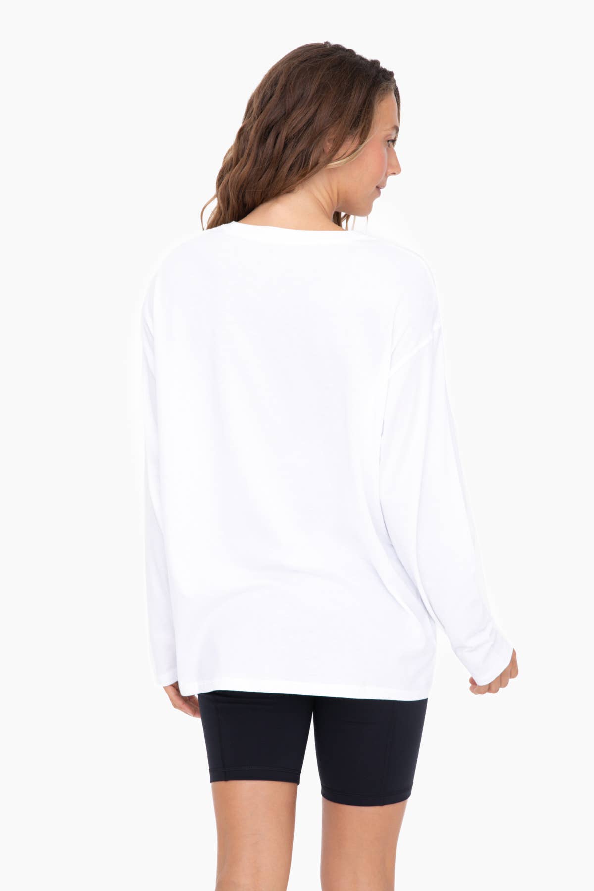 Mono B - Wholesale Tunic - Women's - Organic Cotton Long Sleeve Boyfriend Tee14