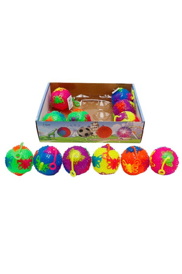 AS SHOWN Spiky Translucent Led Lit-up Ball for wholesale on Faire3